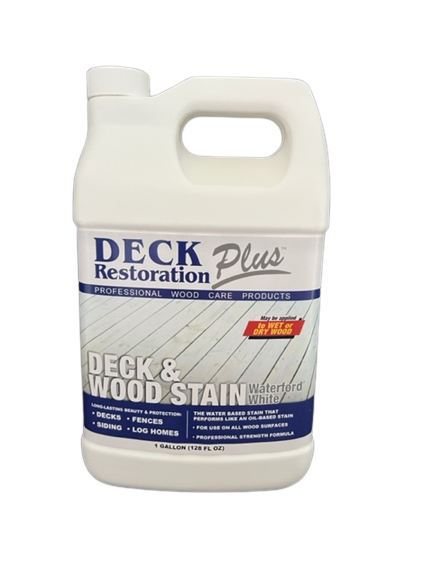 Deck Restoration Plus Deck & Wood Stain: Waterford White (FREE SHIPPING on Stains)