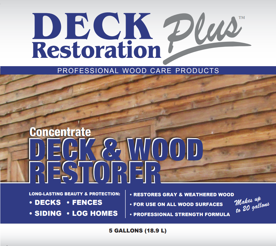 Deck Restoration Plus Deck & Wood Restorer 5 Gal Concentrate *PRICE I