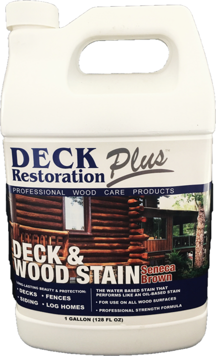 Deck Restoration Plus Deck & Wood Stain: Seneca Brown (FREE SHIPPING on Stains)