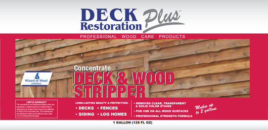 Deck Restoration Plus: Deck & Wood Stripper 1 Gallon **PRICE INCLUDES SHIPPING AND HAZMAT FEES.****