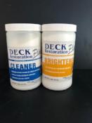 Deck Restoration Plus - DIY Deck Cleaner and Brightener Bundle