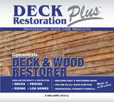 Deck Restoration Plus: Deck & Wood Restorer 5 Gal Concentrate *PRICE INCLUDES SHIPPING AND HAZMAT FEES.*